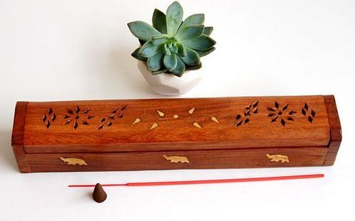 Wooden Incense Holder