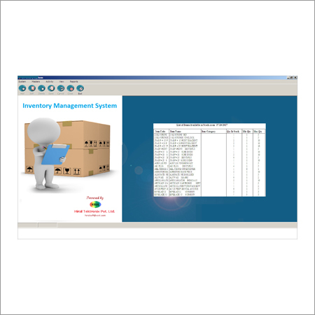 Inventory Management Software By HIRAL TEKTRONIX PVT. LTD.