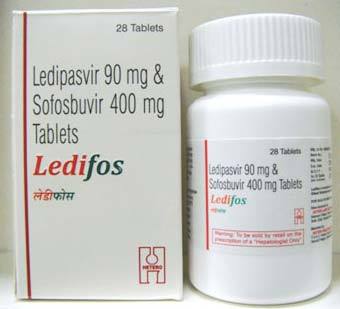 Ledipasvir 90 mg and Sofosbuvir 400 mg Tablets (Ledifos)