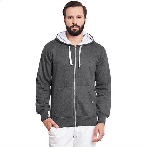 Zipper with Hood - Cotton Blend, Multiple Sizes, Gray | Warmth, Comfort, Style, Durability, Versatile