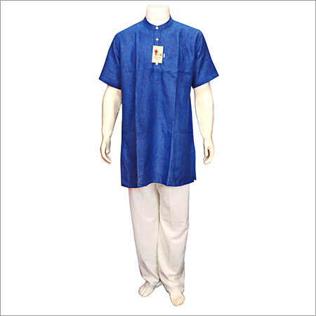 Men's Half Sleeve Long Kurta