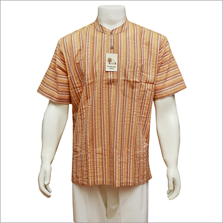 Men's Half Sleeve Short Kurta