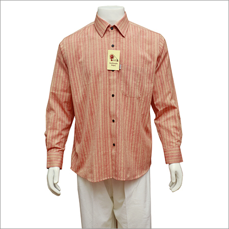 Men's Full Sleeves Khadi Shirt