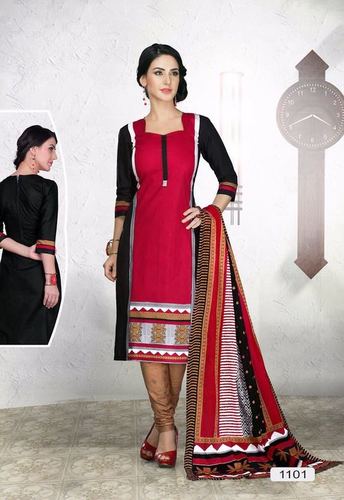 COTTON PRINTED FANCY LADIES DRESS MATERIAL