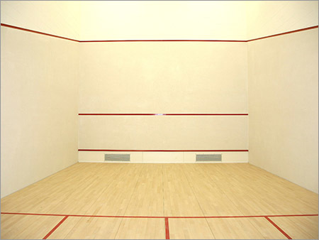 Hard Plaster System For Squash Court