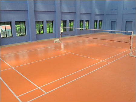 PVC Synthetic Badminton Courts