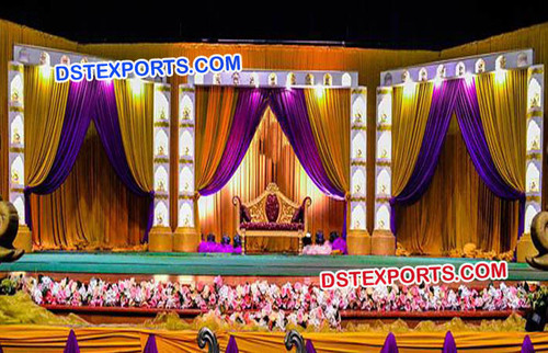 Asian Wedding Reception Stage
