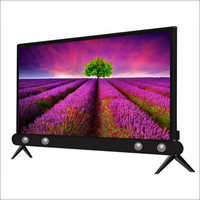 Hd Led Tv - Plastic, 20-30 Inches Dimensions, Curved Screen Design, Black Color, 1 Year Warranty, 2x12w Sound Level