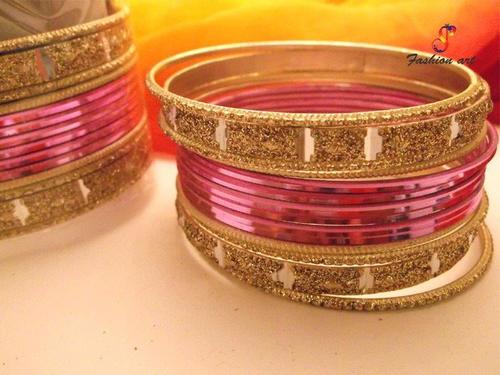 Sagar Kinare Metal Bangle Set LS Closeup