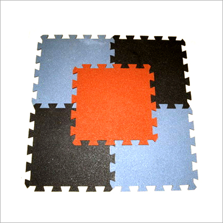 Interlocking Rubber Gym Floor Tiles