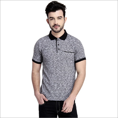 Plain Polo T Shirts - Cotton Blend, Multiple Sizes, Grey | Soft Fabric, Classic Style, Durable, Comfortable Fit, Breathable