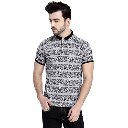 Classy Printed T-Shirts - Cotton Blend, S-XXL, Gray | Stylish Design, Soft Fabric, Comfortable Fit, Durable Material, Customizable Prints