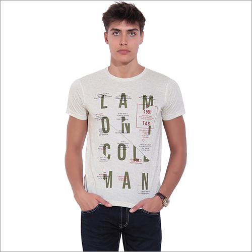 White Round Neck T-Shirts