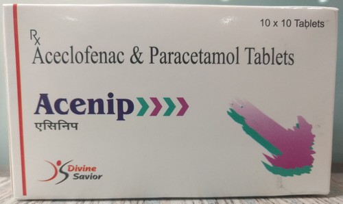 Aceclofenac & Paracetamol Tablets General Drugs