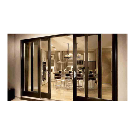 UPVC 4 Panel Designer Sliding Door
