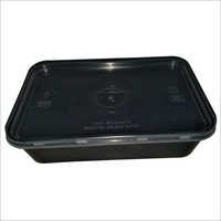 Food Containers - Plastic, Variable Sizes, Black | Eco-friendly, Food-safe, Leakproof, Reusable, Tight-fitting Lid, Suitable for Food Storage
