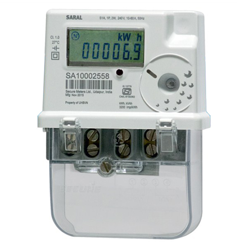 Secure Meter Bidirectional Meter Saral Accuracy: 1.0  %