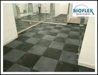 Recycled Rubber Flooring - Recycled Rubber, Custom Dimensions, Gray | Durable, Anti-slip, Impact-resistant, Non-porous, Seamless