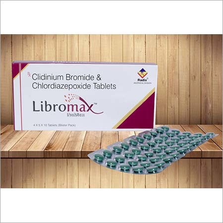 Clidinium Bromide And Chlordia-zepoxide Tablets