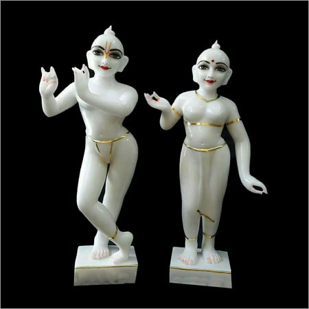 Lord Radha Krishna Marble Statue