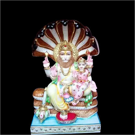 Lord Narshima Marble Statue Lord Narshima Marble Statue