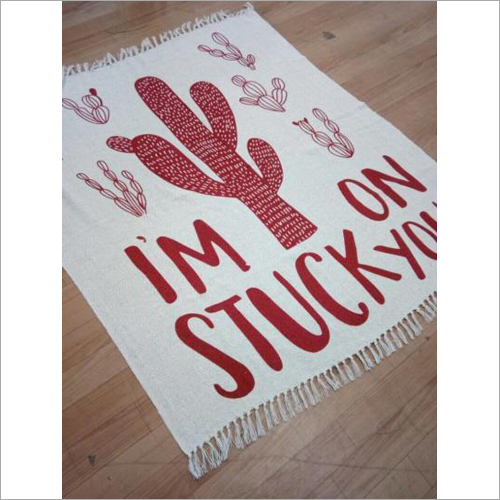 Cotton Printed Throw