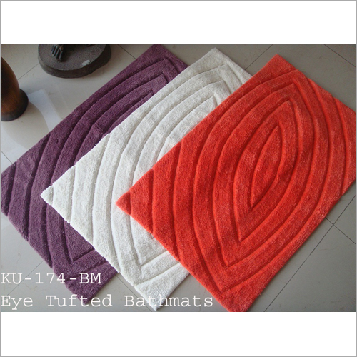 Eye Tufted Bath Door Mat