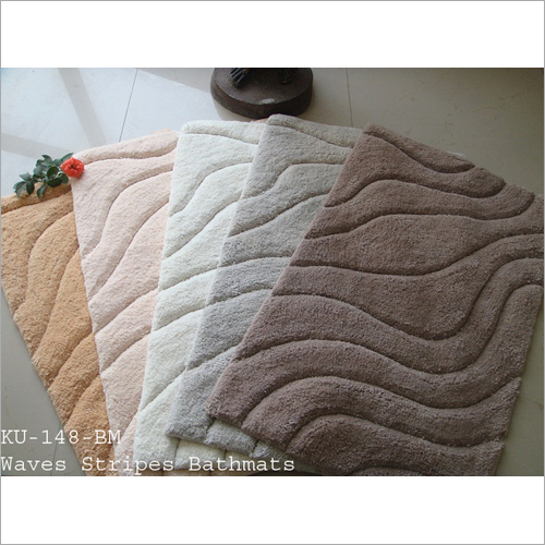 Wave Stripe Bath Door Mat
