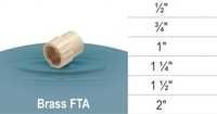 Cpvc Brass Fta - High Pressure, Npt Thread Type | Breakage Free, Sturdy Design, Customizable Sizes