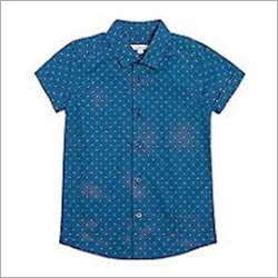 Blue Kids Casual Shirt