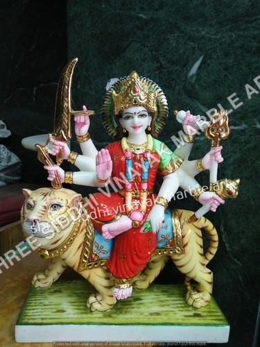 Marble Durga Statue