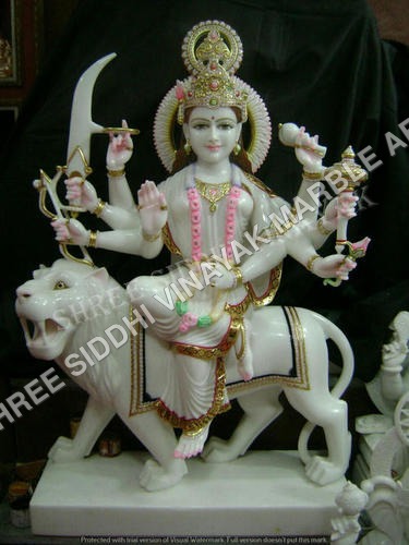 Marble Durga Statue