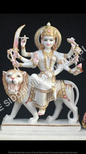 Marble Durga Statue  