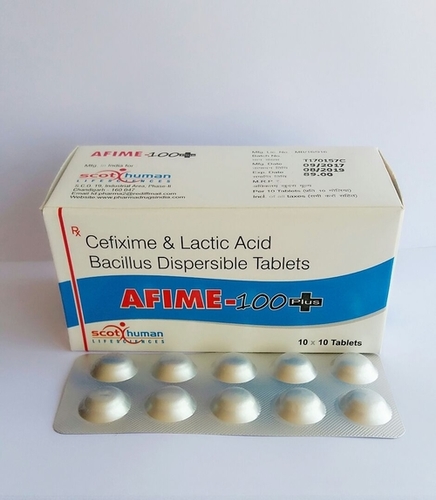 Cefixime & Lactic acid Bacillus dispersible tab
