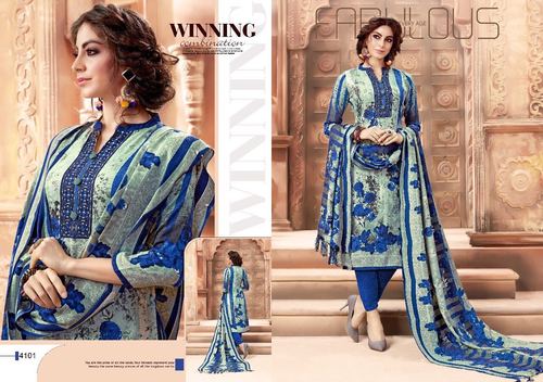 DESIGNER PASHMINA FABRICS SALWAR KAMEEZ