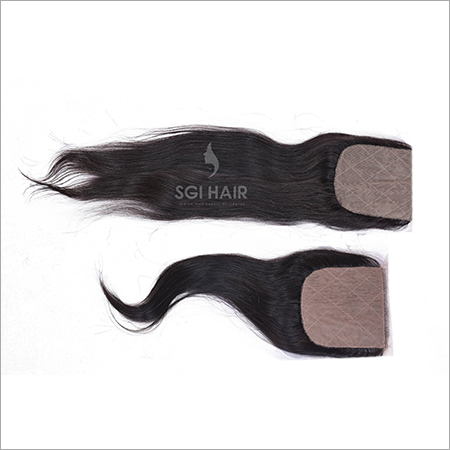 Black Silk Base Closures