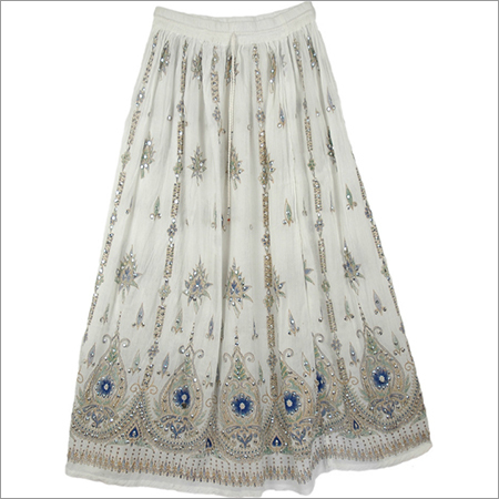White Ladies Long Skirt