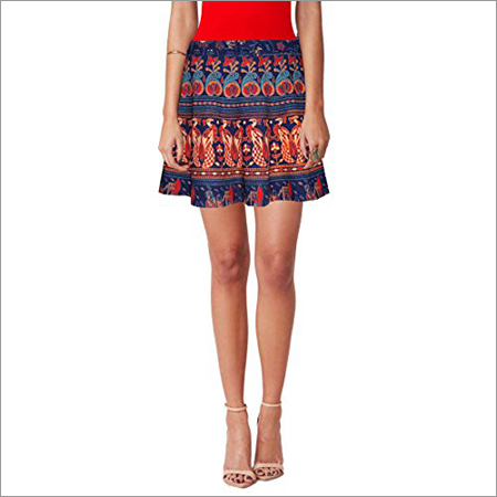 Multi Color Ladies Mini Skirts