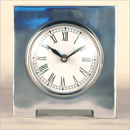 Aluminum Antique Table Clock