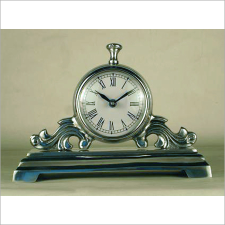 Aluminum Antique Table Clock