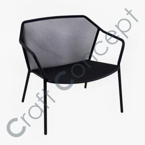 Metal & Leather Chair No Assembly Required