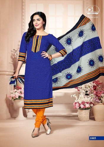 FANCY PRINTED COTTON DRESS MATERIALS