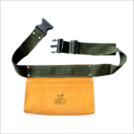 Two Pocket Leather Nail Bag