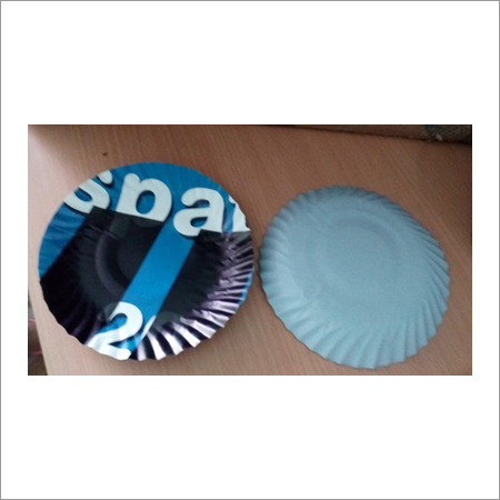 Silver Foil Paper Plate