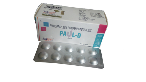 Pantoprazole 40 mg + Domperidone 10 mg Tablets