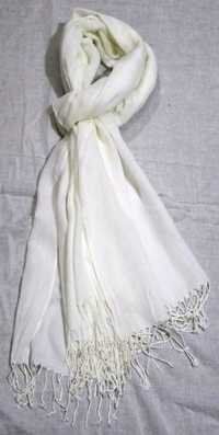 Modal Diamond Weave Pashmina Shawls With Fringes