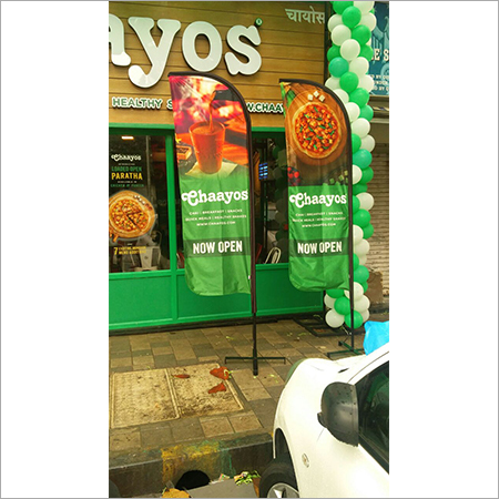 Latest Standees - Metal Base, 2x6 Ft, Polyester Print | Durable, Portable, Lightweight, Customizable