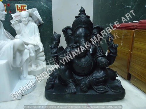 Black Ganesha Statue