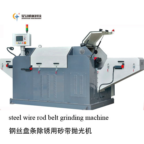 Steel wire rod Belt Grinding Machine