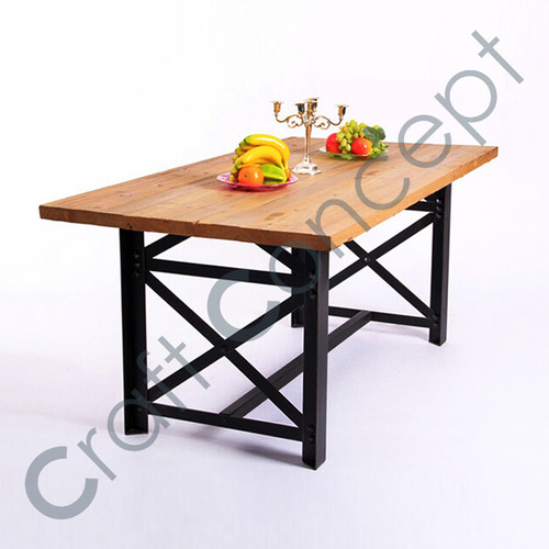 Wood Dining Table No Assembly Required